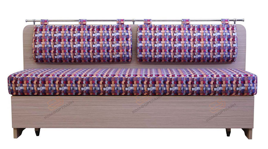 Кухонный прямой диван Стокгольм-СВ в ткани Tissage