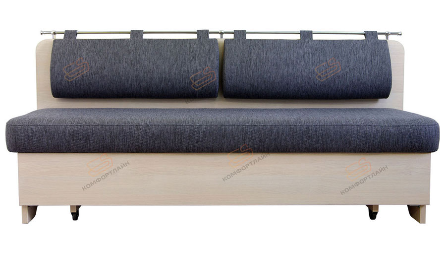 Кухонный прямой диван Стокгольм-СВ в ткани