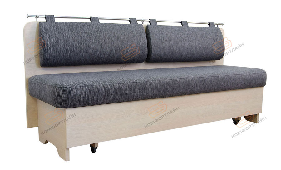 Кухонный прямой диван Стокгольм-СВ в ткани 