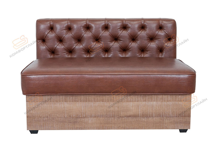 Прямой диван для кухни Честер артикул ДЧ01 в экокоже 119 Plus