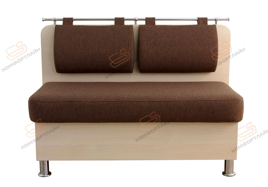 Деревянный кухонный диван прямой