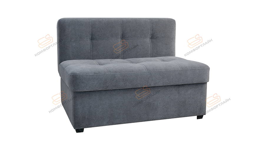 Кухонный прямой диван  с раскладушкой Палермо-Софт ДПСМТ14