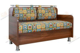 Прямой диван на кухню с подлокотниками Сюрприз ДС-58