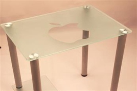 Стеклянный стол для ноутбука КС-07
