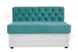 Прямой диван для кухни Честер артикул ДЧ-03 в Velvet Lux 80