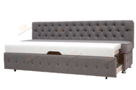 Прямой кухонный диван со спальным местом Честер-Софт ДЧСМТ-15 
