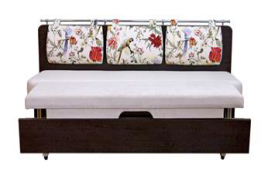Прямой кухонный диван Сюрприз-СВ в ткани 
