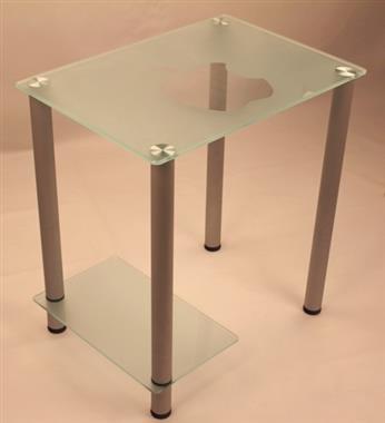 Стеклянный стол для ноутбука КС-07