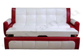 Прямой кухонный диван со спальным местом Сенатор в экокоже