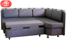 Угловой диван на кухню со спальным местом Метро-СВ